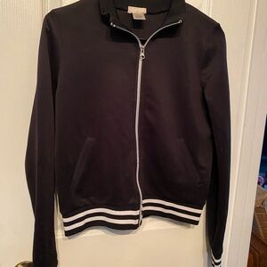 Wet Seal Black Bomber Jacket